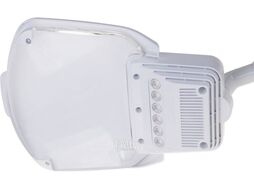 Лупа на струбцине REXANT, квадратная 3D+20D, с подсветкой 6 LED, серия EXPERT, белая
