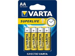 Батарейка 4шт VARTA SUPERLIFE MINGO 4AA R6P