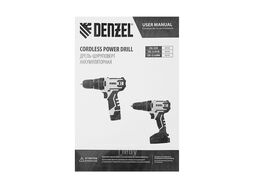 Дрель-шуруповерт аккумуляторная CDL-12-02BM, Li-Ion, 12 В, 2 акк. Denzel 26105