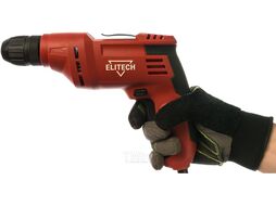 Дрель, 400Вт, БЗП-10мм, 0-2900об\м, 1.2кг, кор, мет.клипса ELITECH