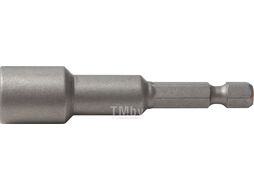 Насадка шестигранная магнитная 8х65мм 1/4" CrV в боксе KERN