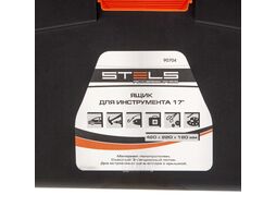 Ящик для инструмента, 420 х 220 х 180 мм (17"), пластик STELS 90704