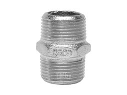 Ниппель чугунный оцинк. Ду 20 (3/4") GEBO Platinum