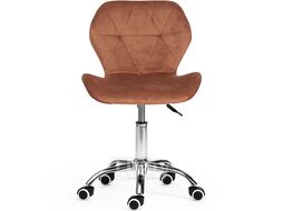 Офисное кресло Recaro (mod.007) металл, вельвет, 45x74+10см, коричневый (HLR11)