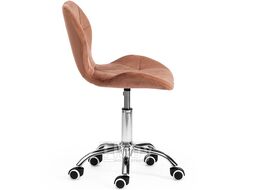 Офисное кресло Recaro (mod.007) металл, вельвет, 45x74+10см, коричневый (HLR11)