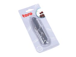 Открывалка металлическая со штопором 11 см "TORO" Toro