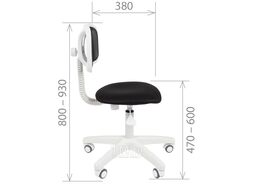 Офисное кресло Chairman 250 белый пластик TW-10/TW-05 синий