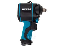 Гайковёрт пневматический ударный G985, 1/2",Twin Hammer, 610 Нм, 9000 об/мин, композитный GROSS 57440