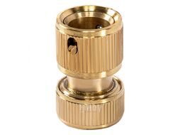 Набор для подключения шланга 1/2", (переходник, 2 соединит.аквастоп), латунный PALISAD 66210