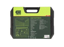 Набор инструментов, 1/2", 1/4", CrV, пластиковый кейс 89 предм.Сибртех 13529