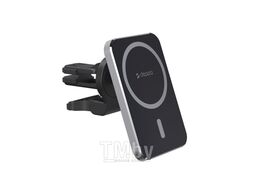 Автомобильный магнитный держатель Deppa Mage Safe Qi для iPhone 55185 (черный)
