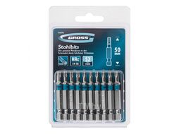 Набор бит TORX 20х50, сталь S2, 10 шт GROSS 11470