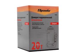 Домкрат гидравлический бутылочный, 20 т, h подъема 215-420 мм SPARTA Compact 50338