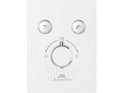 Смеситель для душа скрытого монтажа термостатический без комплекта THERMO-2F Rubineta PM0015