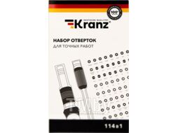 Набор отверток для точных работ KRANZ 114 предметов