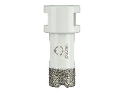 Алмазная коронка по керамограниту вакумная пайка 20 мм M14 Diamond Industrial