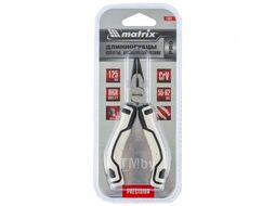 Длинногубцы Mini, 125 мм, изогнутые, авторазжим, PRO Matrix 17831