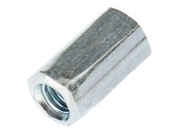 Гайка для шпильки удлиненная М6, 1.0х10х18, короб (20 шт/уп) KRANZ