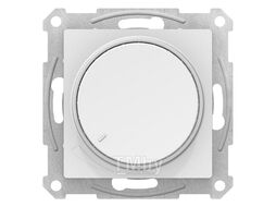 Светорегулятор (диммер) повор-нажим, LED, RC, 400Вт, мех., БЕЛЫЙ ATLASDESIGN