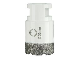 Алмазная коронка по керамограниту вакумная пайка 35 мм M14 Diamond Industrial