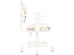 Кресло детское Бюрократ CH-W 356AXSN песочный Sticks 02 крестов. пластик пластик белый