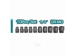 Набор ударных головок 1/2 " TOTAL THISTD12101 (10 предметов)