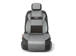 Накидка на сиденье Multi Comfort, анатомическая, 6 упоров, 3 предмета, материал экокожа, чёрн./т.серый AUTOPROFI MLT-320G BK/D.GY