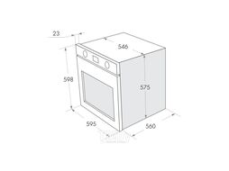 Шкаф духовой газовый MAUNFELD MGOG.673B