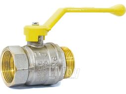 Кран шаровый 1" нар.-вн. ручка (ГАЗ) PN 40 LD