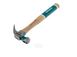 Молоток-гвоздодер,450 г, угол 75, магнит, обрезиненная рукоятка AMERICAN HICKORY GROSS 10418