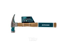 Молоток-гвоздодер,450 г, угол 75, магнит, обрезиненная рукоятка AMERICAN HICKORY GROSS 10418