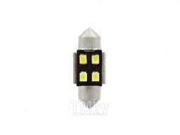 Лампа светодиодная LED C10W T11X31mm 12V SV8,5 7000K Canbus LYNXauto LD13110C