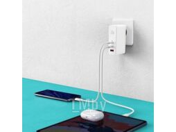 Сетевое зарядное устройство Baseus GaN Mini Quick Charger C+C+A 120W белый CCGAN-J02