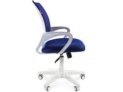 Офисное кресло Chairman 696 белый пластик TW-10/TW-05 синий