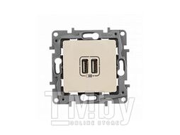 Розетка заряд 2хUSB СЛНК ETIKA Legrand 672394