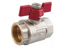 Шаровой кран NORMAL 25 бар, ручка "бабочка", вр-вр 1/2", евробирка Ferro KM1E
