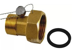 Полумуфта латунь гайка 3/4" Ferro SG12