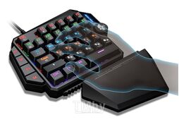 Игровая механическая клавиатура Jet.A Panteon T7 LED, проводная, Black
