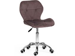 Офисное кресло Recaro (mod.007) металл, вельвет, 45x74+10см, серый (HLR 24)