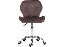 Офисное кресло Recaro (mod.007) металл, вельвет, 45x74+10см, серый (HLR 24)