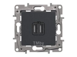 Розетка заряд 2хUSB АНТР ETIKA Legrand 672694