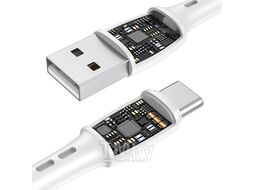 Кабель для зарядки мобильных телефонов VIPFAN X05 USB-Type-C Cable 3A 1m белый