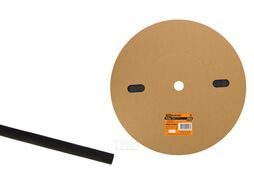 Термоусаживаемая трубка ТУТнг 6/3 черная (100 м/ролл) TDM SQ0518-0007