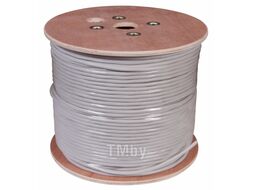 Кабель витая пара U/UTP, категория 5, PVC, 10PR, 24AWG, внутренний, серый, 305 м REXANT