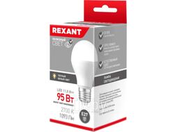 Лампа светодиодная Груша A60 11,5Вт E27 1093Лм 6500K холодный свет REXANT