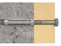 Дюбель для полнотелых материалов SX 12х60 с бортом (упак. 25шт) Fischer