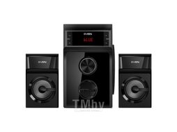 Акустика Sven MS-301 2.1 15Вт, 150-20000Ghz, Пластик,МДФ, Black
