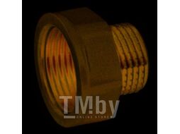 Редукция латунь гайка вр 3/8" - штуцер нр 1/4" Ferro RN01Z