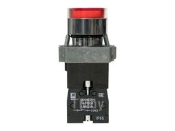Кнопка BA42 с подстветкой 230В красная NC IP65 EKF PROxima
