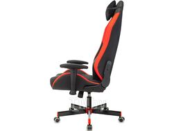 Кресло игровое Knight Neon черный/красный соты эко.кожа с подголов. крестов. металл